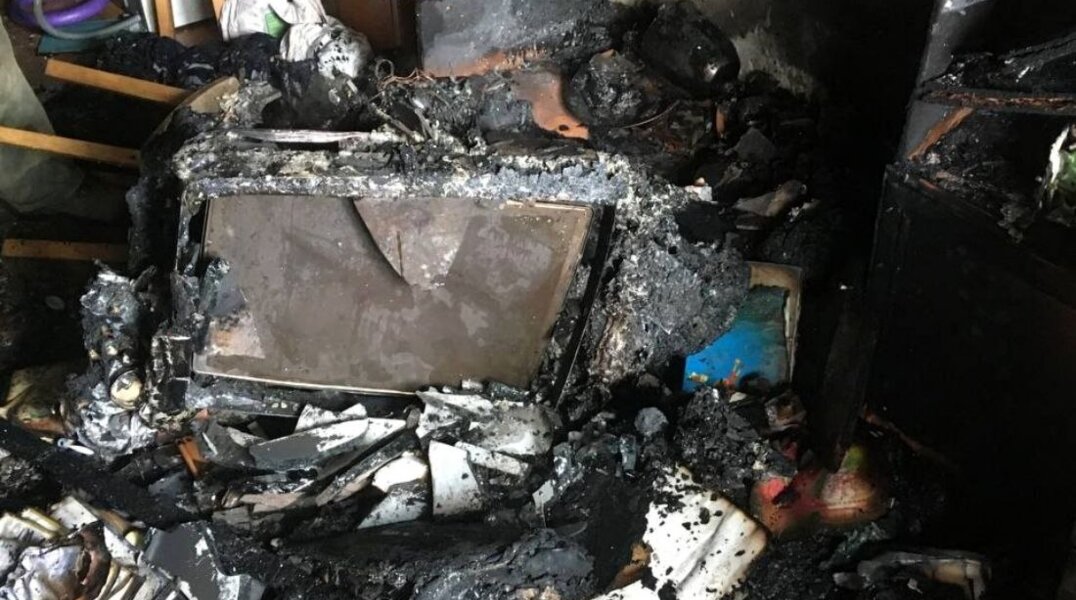 В Перми из-за короткого замыкания загорелся телевизор