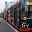 автобус, остановка, сочлененный автобус, гармошка