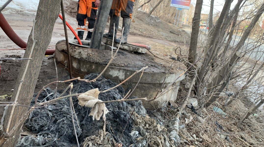 Пермские коммунальщики устранили серьезный коллапс в канализации