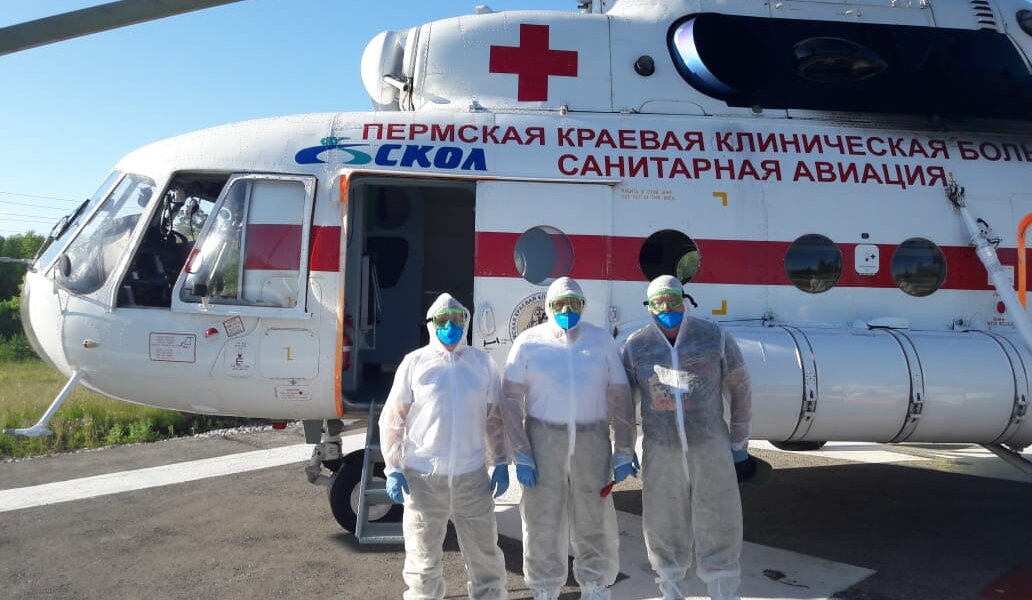 В Прикамье за год врачи при помощи санавиации эвакуировали 231 пациента из труднодоступных территорий