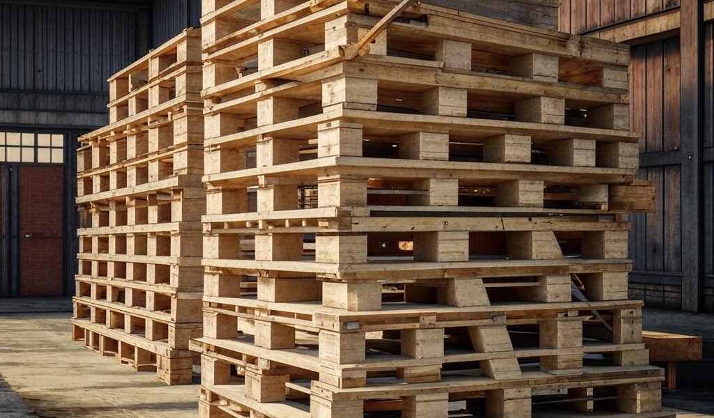 За полтора месяца из Прикамья в Казахстан вывезли 7,6 тысяч деревянных поддонов