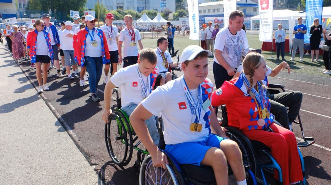 На стадионе «Динамо» состоялся Паралимпийский фестиваль по легкой атлетике