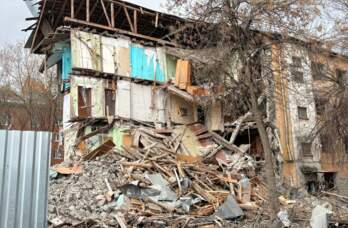 ​В Перми начали сносить обрушившийся дом на Чкалова