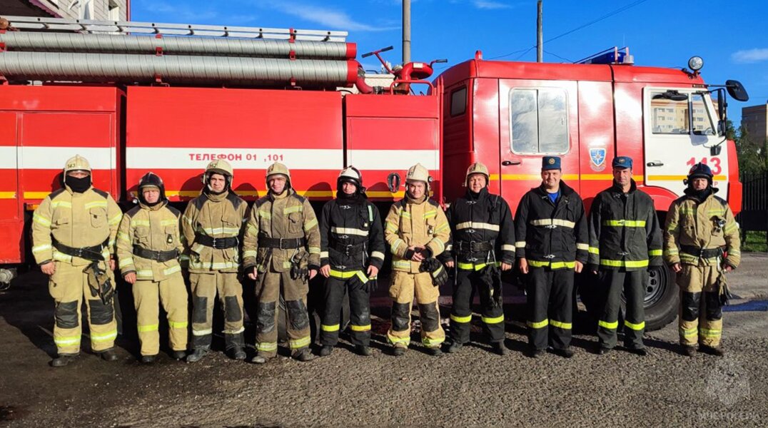 В Пермском крае пожарные успели вытащить из огня мужчину