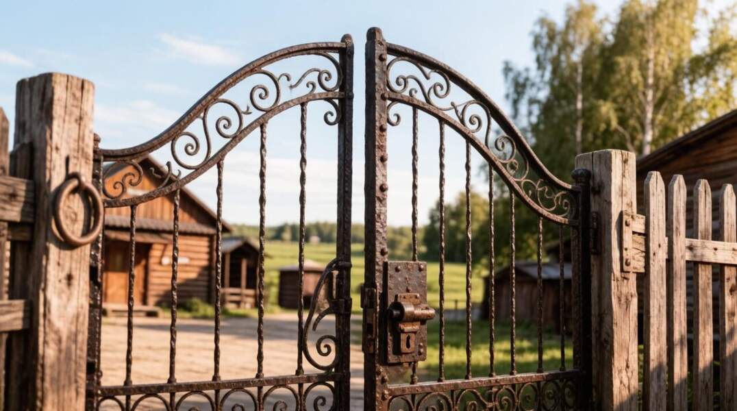 На севере Пермского края на работницу фермы упали ворота 