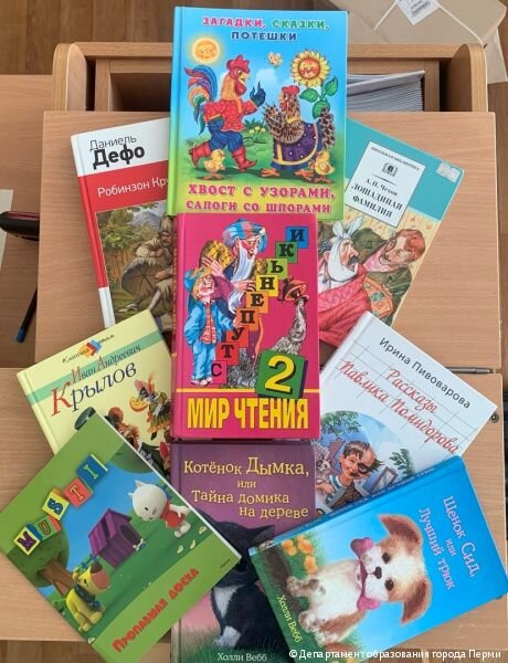 Пермские школьники собрали книги для детей Херсонской, Запорожской, Донецкой и Луганской областей
