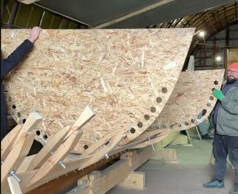 В Перми начали строительство второго струга Ермака