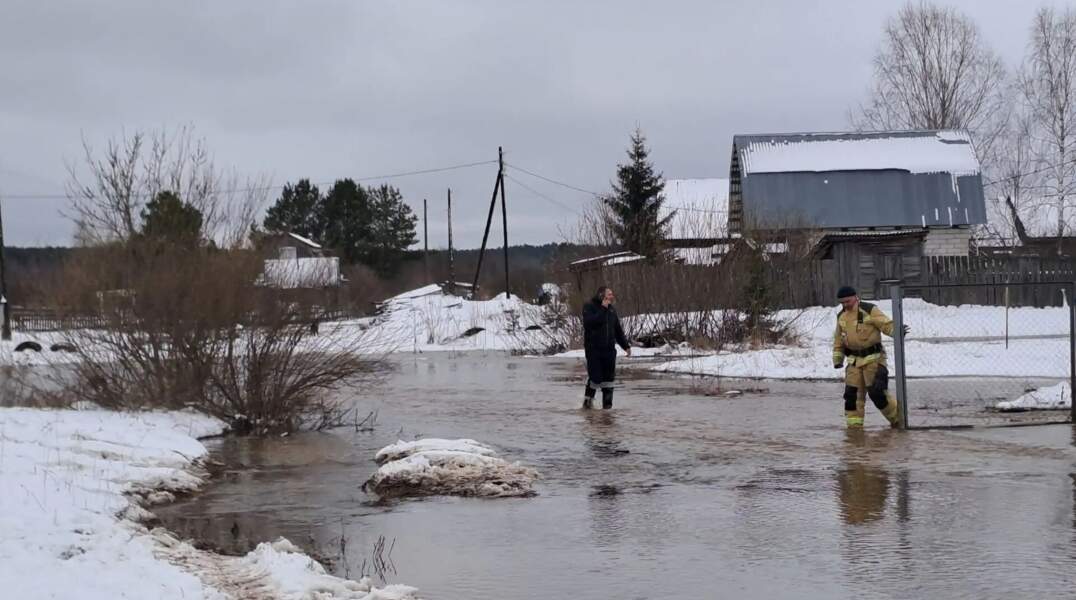 В прикамском селе Карагай ввели режим повышенной готовности из-за паводка