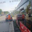 ​В Перми трамваи встали в огромную пробку из-за ДТП с автомобилем