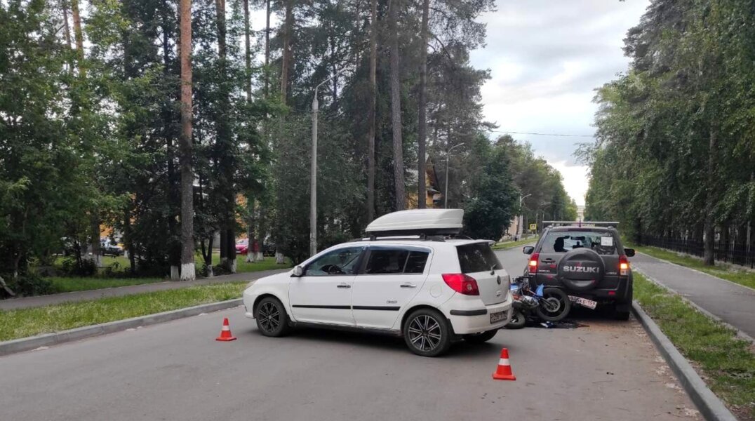 В Прикамье водитель Geely сбил 15-летнего мотоциклиста
