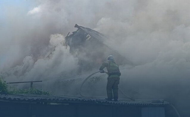 В пермской деревне на пожаре погиб мужчина
