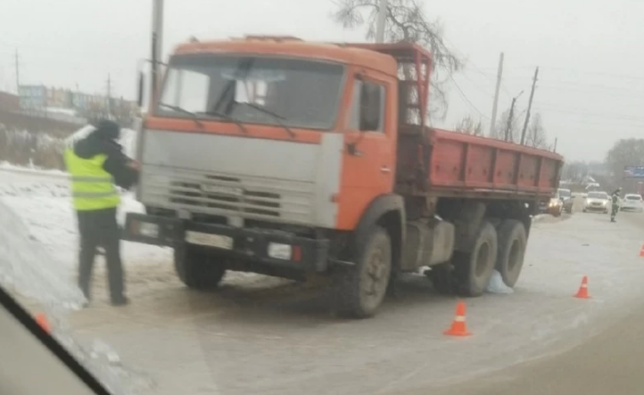 Камаз переехал голову