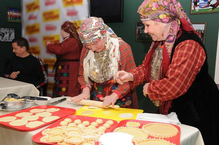 Удмуртское национальное блюдо перепечи