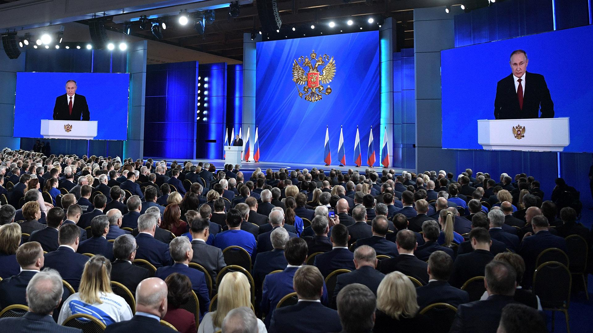 Фото: послание президента 2021 / iz.ru