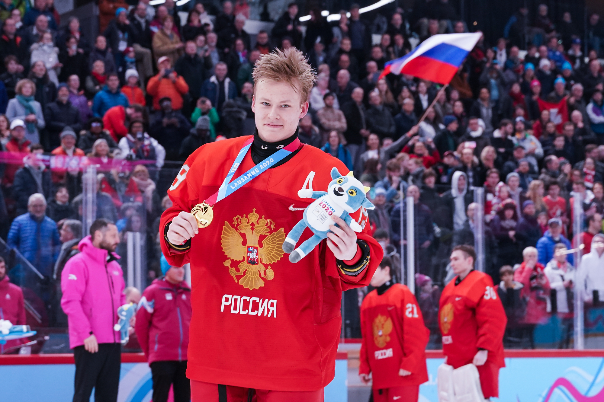 Для пермского игрока это первый юниорский чемпионат мира / фото: VEDRAN GALIJAS / JUSTPICTURES.CH