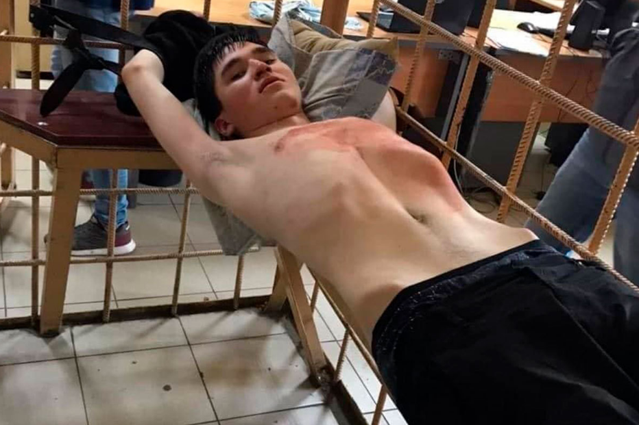 Фото: кадр с опубликованного допроса