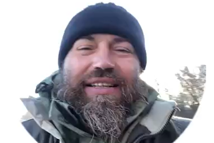 Скриншот с видео в соцсетях