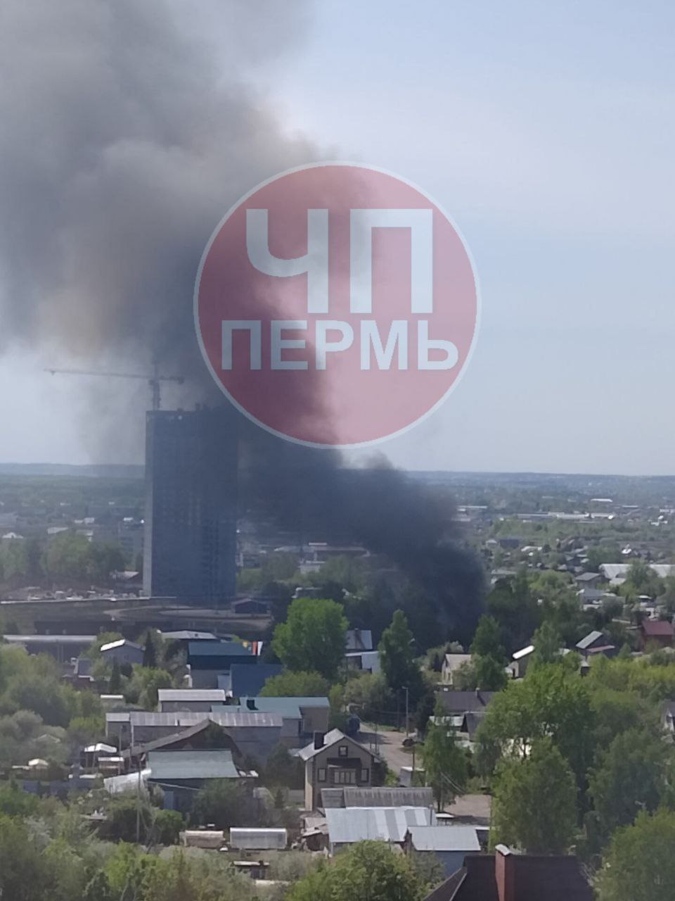 В Перми сгорел частный жилой дом | 16.05.2023 | Пермь - БезФормата