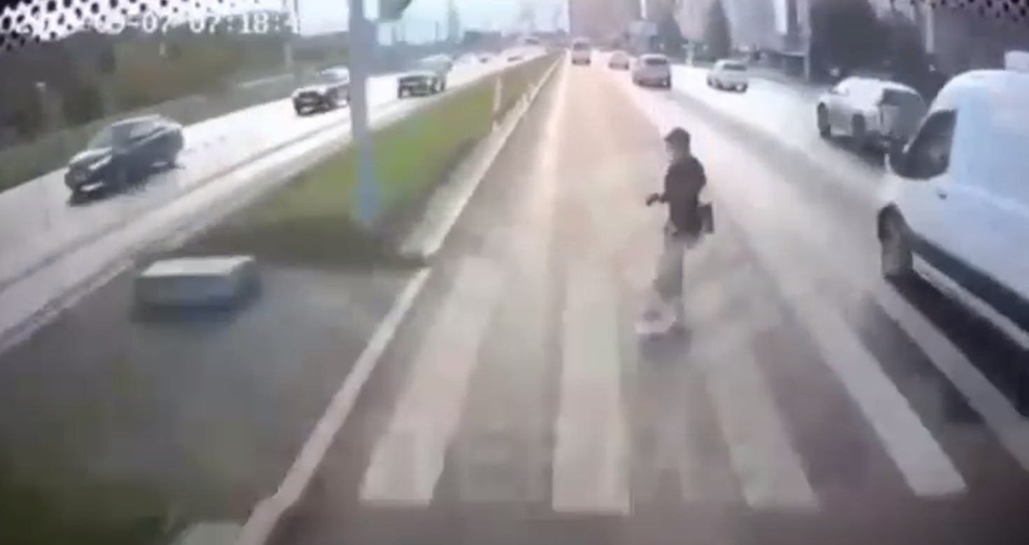 Фото: скриншот видео ЧП ДТП