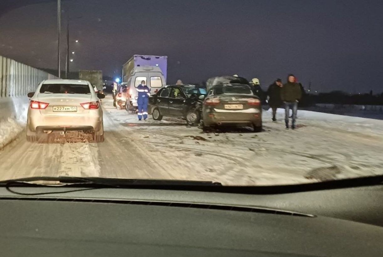 На Восточном обходе Перми произошло массовое ДТП | 31.01.2024 | Пермь -  БезФормата