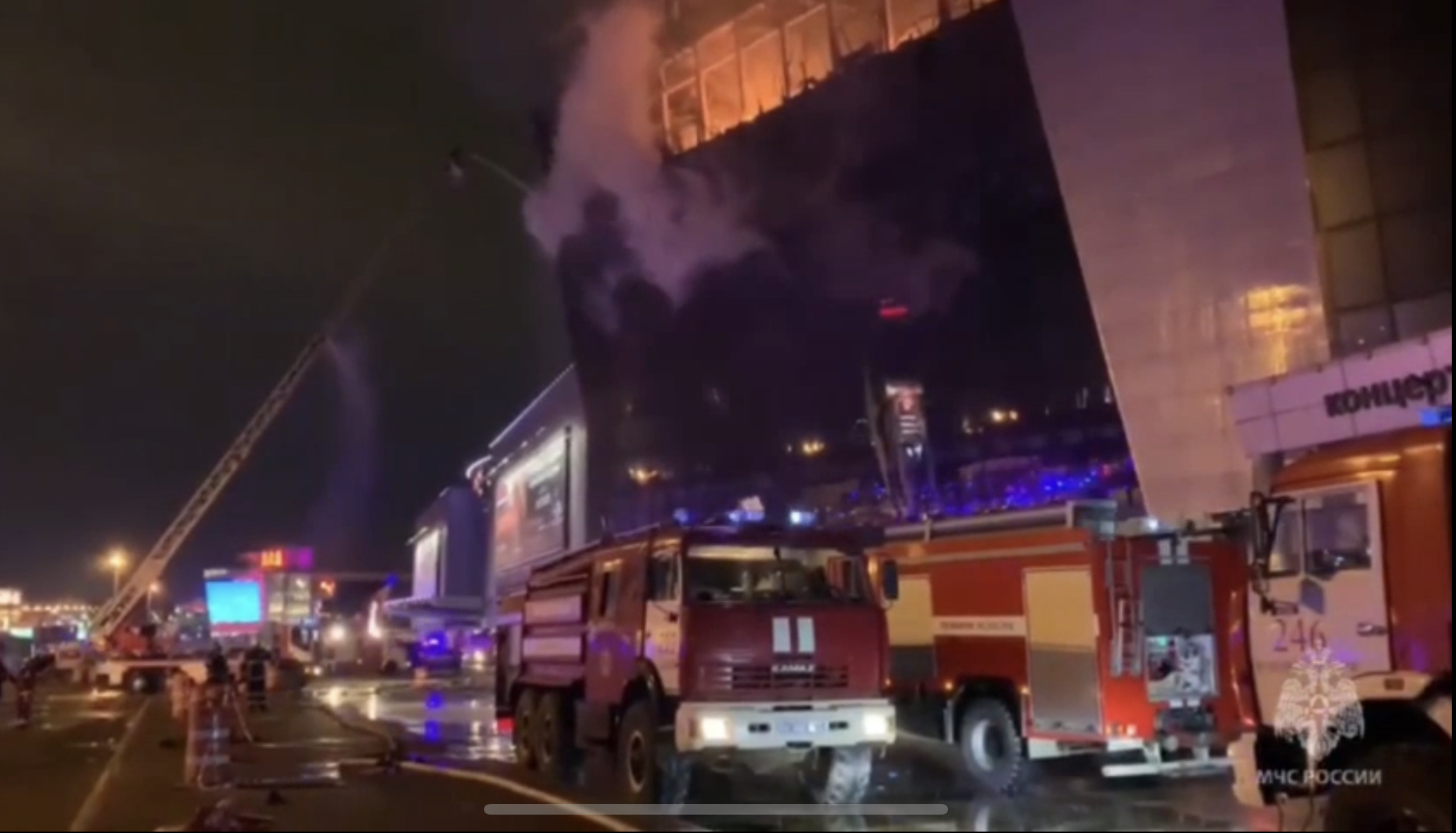 Пожар в московской области в крокус сити