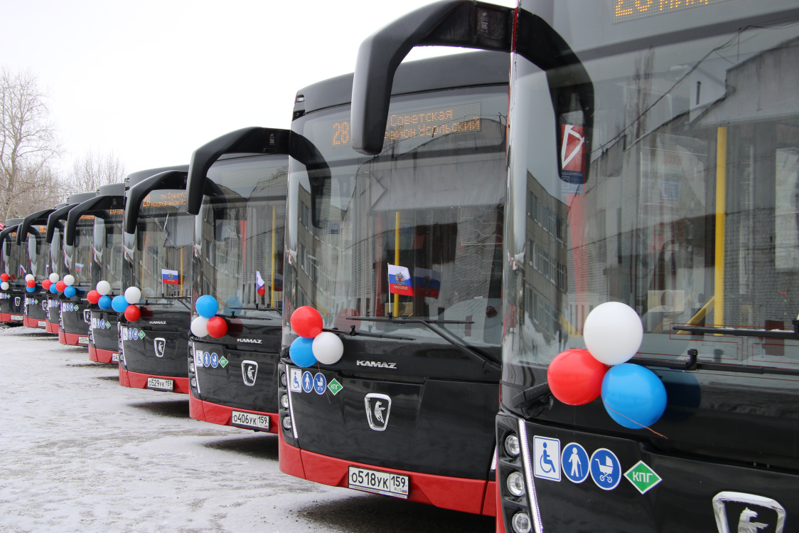 В Пермский край прибыли все 98 новых автобусов, купленные при господдержке  — В курсе.ру